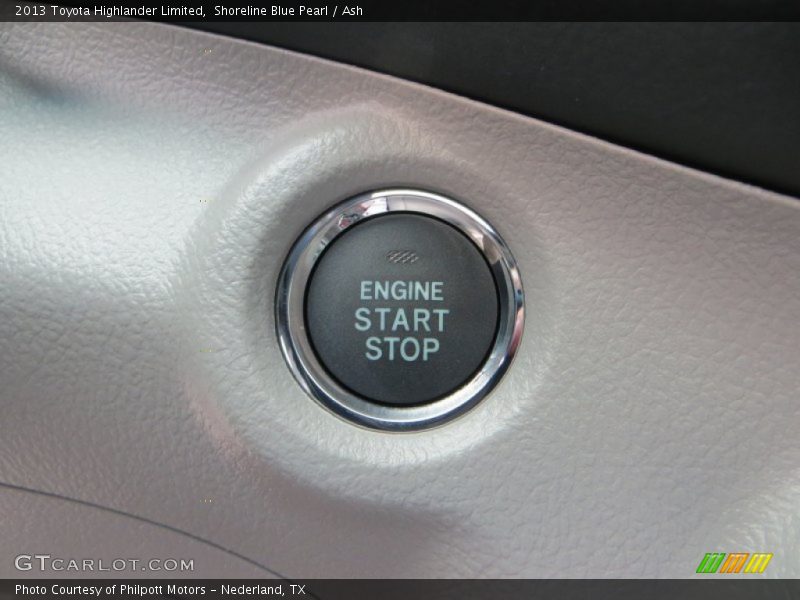 Shoreline Blue Pearl / Ash 2013 Toyota Highlander Limited
