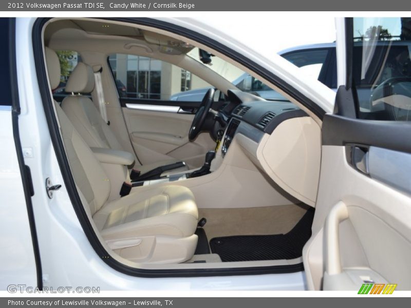 Candy White / Cornsilk Beige 2012 Volkswagen Passat TDI SE