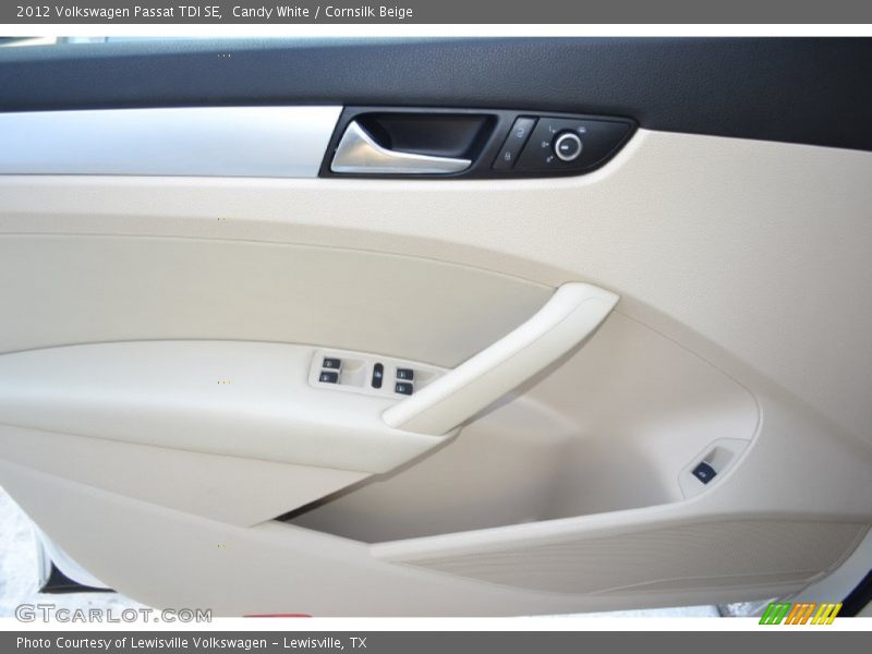 Candy White / Cornsilk Beige 2012 Volkswagen Passat TDI SE