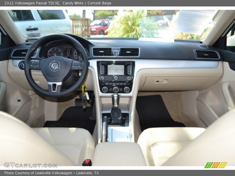 Candy White / Cornsilk Beige 2012 Volkswagen Passat TDI SE