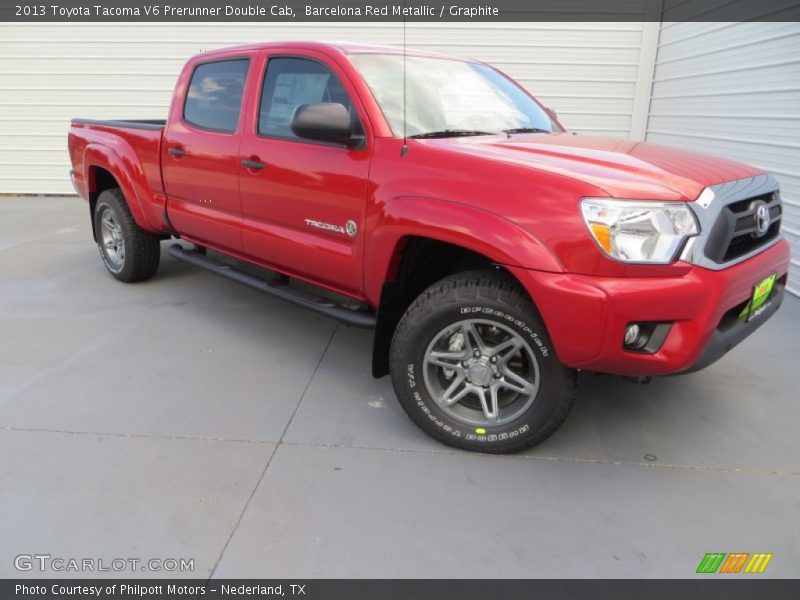 Barcelona Red Metallic / Graphite 2013 Toyota Tacoma V6 Prerunner Double Cab