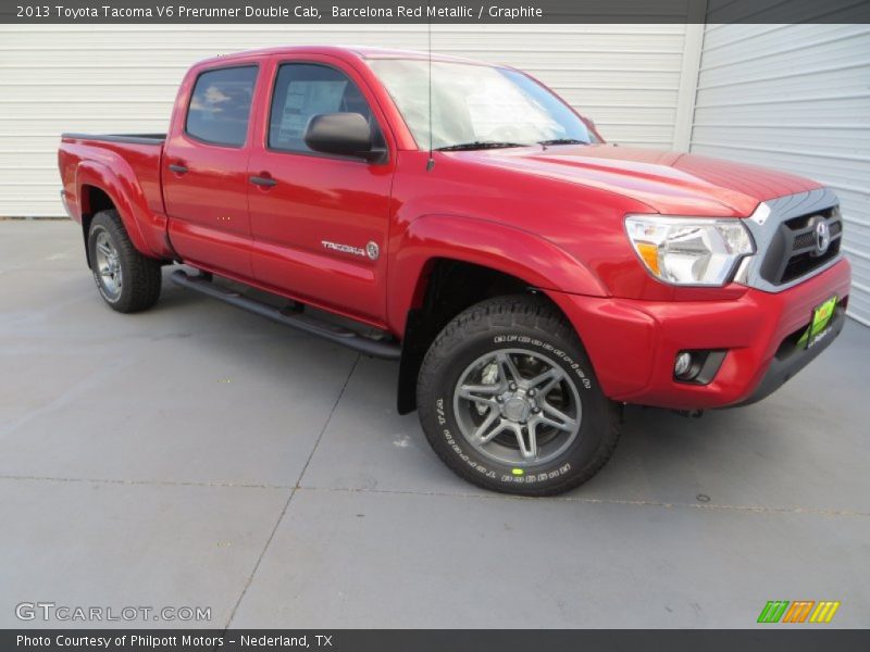Barcelona Red Metallic / Graphite 2013 Toyota Tacoma V6 Prerunner Double Cab