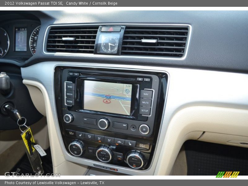 Candy White / Cornsilk Beige 2012 Volkswagen Passat TDI SE
