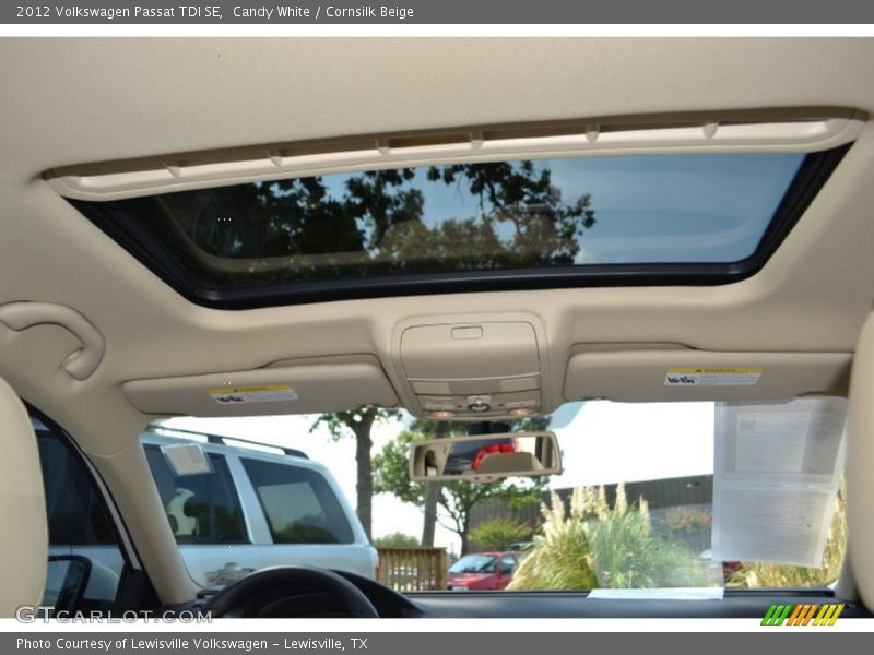 Candy White / Cornsilk Beige 2012 Volkswagen Passat TDI SE