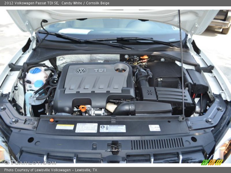 Candy White / Cornsilk Beige 2012 Volkswagen Passat TDI SE