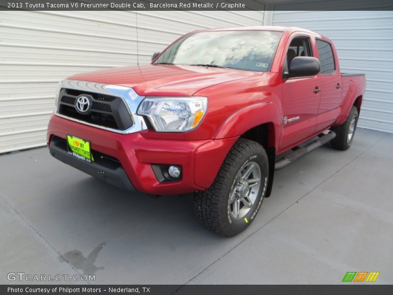 Barcelona Red Metallic / Graphite 2013 Toyota Tacoma V6 Prerunner Double Cab