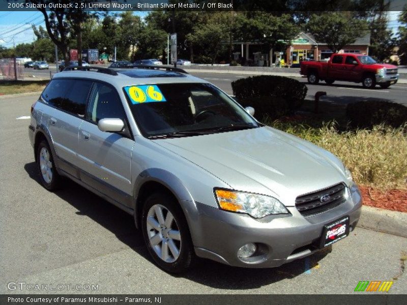 Brilliant Silver Metallic / Off Black 2006 Subaru Outback 2.5i Limited Wagon