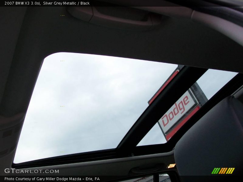 Silver Grey Metallic / Black 2007 BMW X3 3.0si