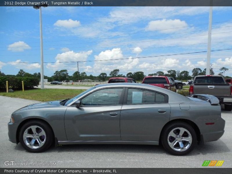 Tungsten Metallic / Black 2012 Dodge Charger SXT