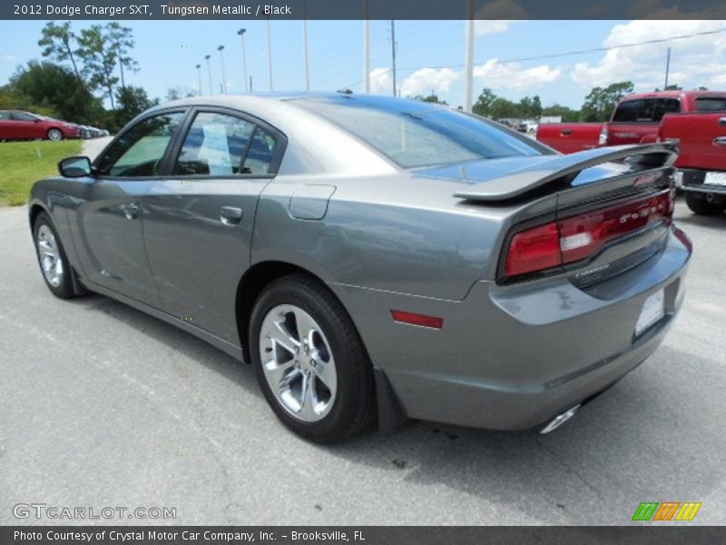 Tungsten Metallic / Black 2012 Dodge Charger SXT