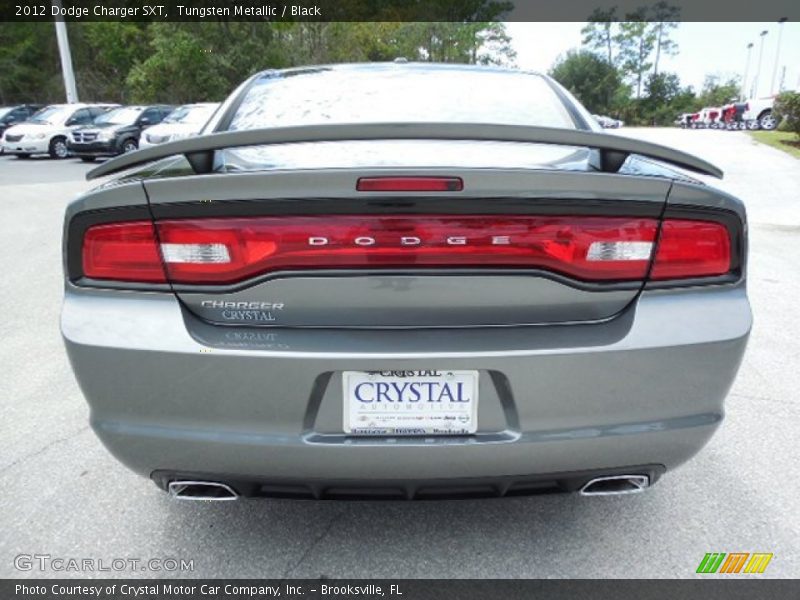 Tungsten Metallic / Black 2012 Dodge Charger SXT