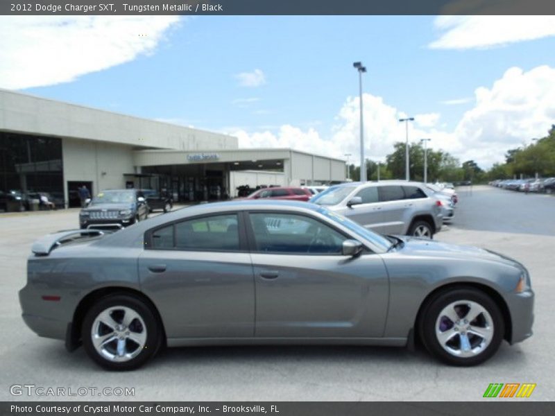 Tungsten Metallic / Black 2012 Dodge Charger SXT