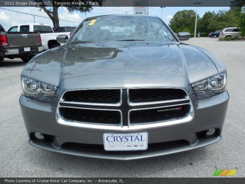 Tungsten Metallic / Black 2012 Dodge Charger SXT
