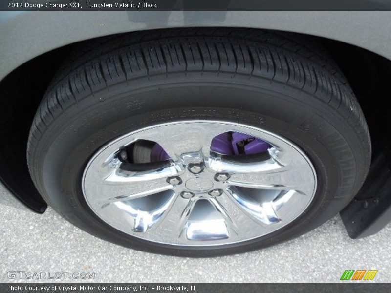 Tungsten Metallic / Black 2012 Dodge Charger SXT