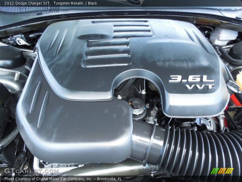 Tungsten Metallic / Black 2012 Dodge Charger SXT