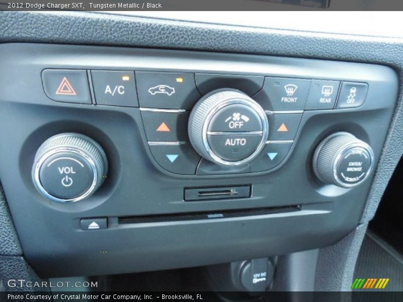Tungsten Metallic / Black 2012 Dodge Charger SXT