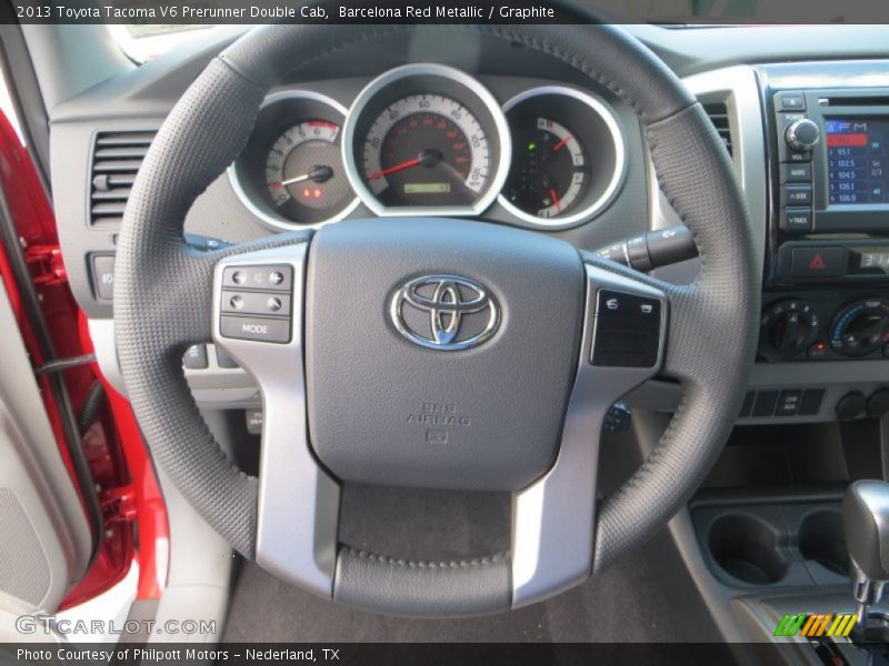 Barcelona Red Metallic / Graphite 2013 Toyota Tacoma V6 Prerunner Double Cab