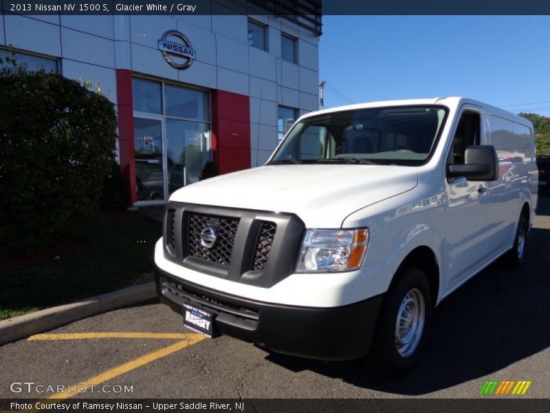 Glacier White / Gray 2013 Nissan NV 1500 S