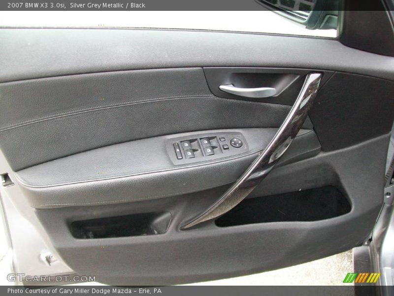 Silver Grey Metallic / Black 2007 BMW X3 3.0si