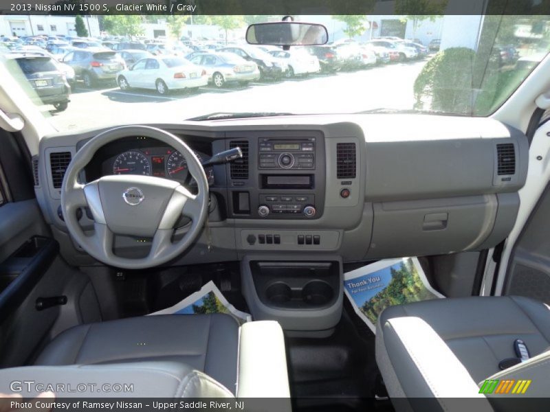 Glacier White / Gray 2013 Nissan NV 1500 S