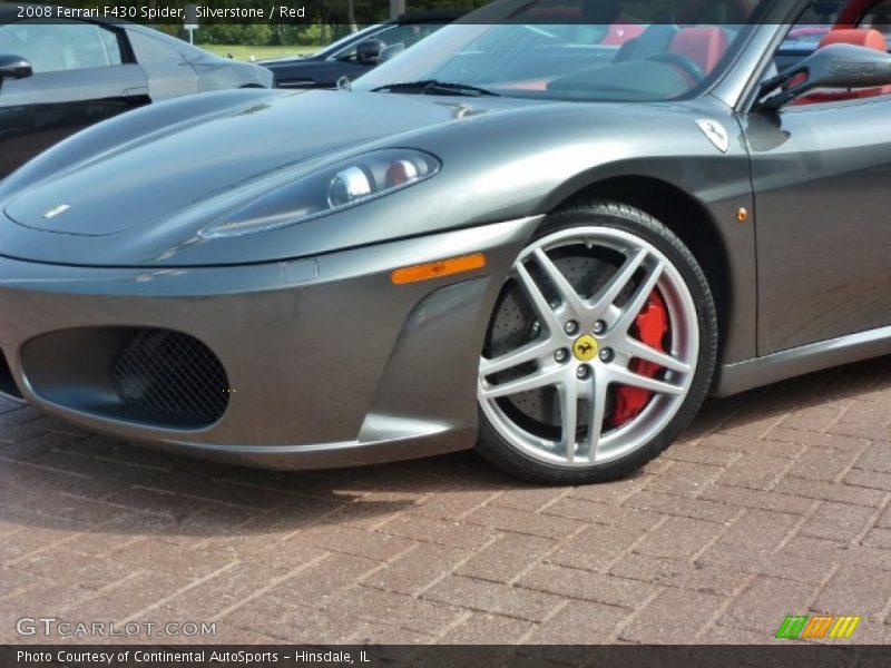 Silverstone / Red 2008 Ferrari F430 Spider