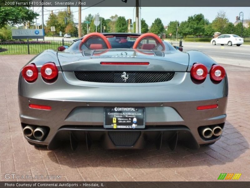 Silverstone / Red 2008 Ferrari F430 Spider
