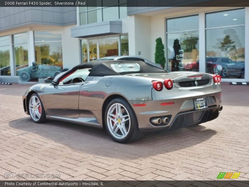 Silverstone / Red 2008 Ferrari F430 Spider