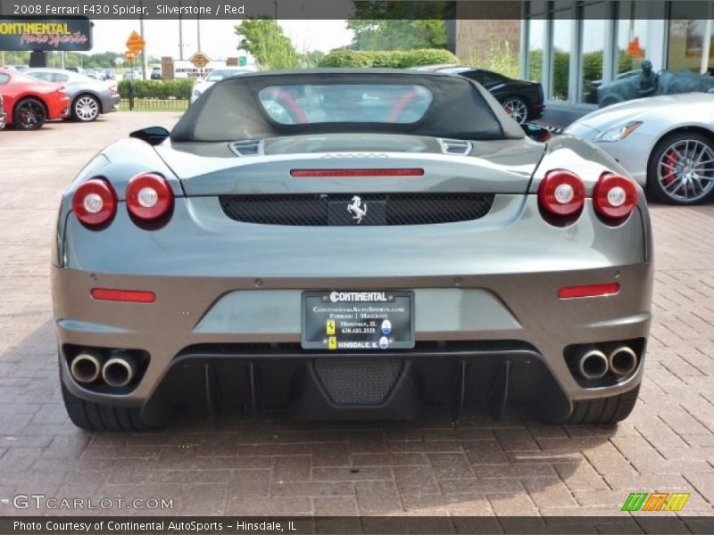 Silverstone / Red 2008 Ferrari F430 Spider