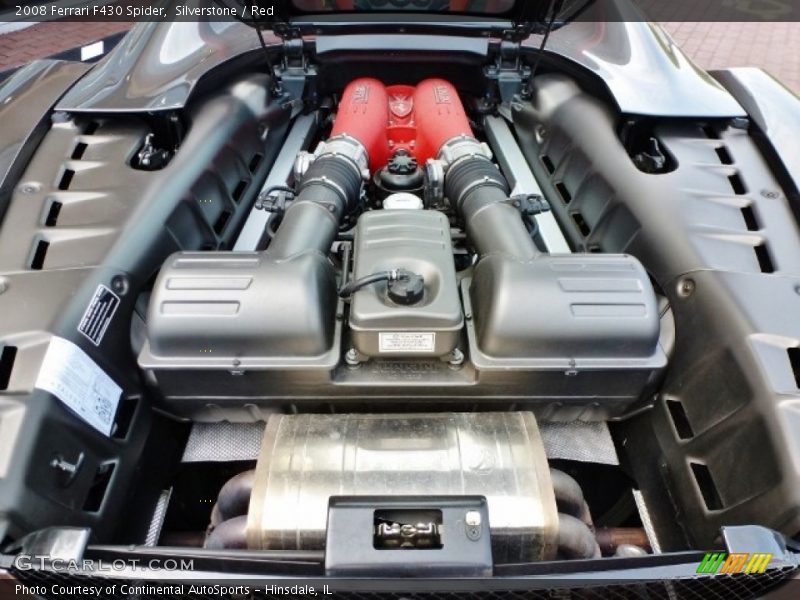  2008 F430 Spider Engine - 4.3 Liter DOHC 32-Valve VVT V8
