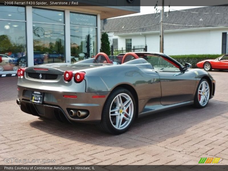 Silverstone / Red 2008 Ferrari F430 Spider