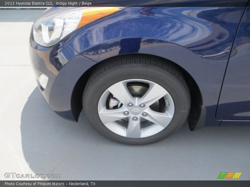 Indigo Night / Beige 2013 Hyundai Elantra GLS