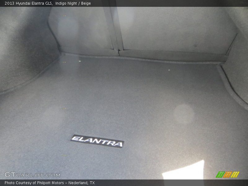 Indigo Night / Beige 2013 Hyundai Elantra GLS