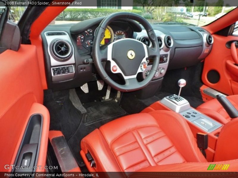  2008 F430 Spider Red Interior