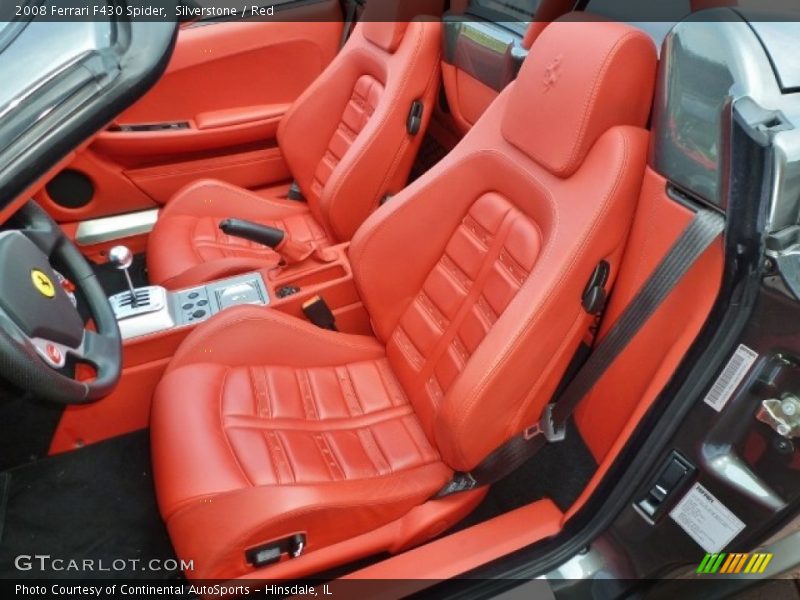 Front Seat of 2008 F430 Spider