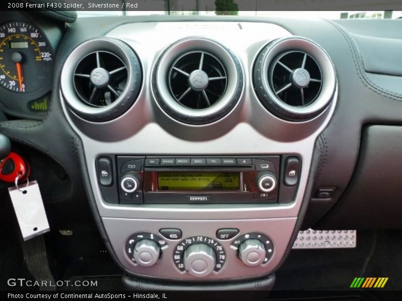 Controls of 2008 F430 Spider
