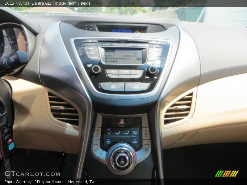 Indigo Night / Beige 2013 Hyundai Elantra GLS