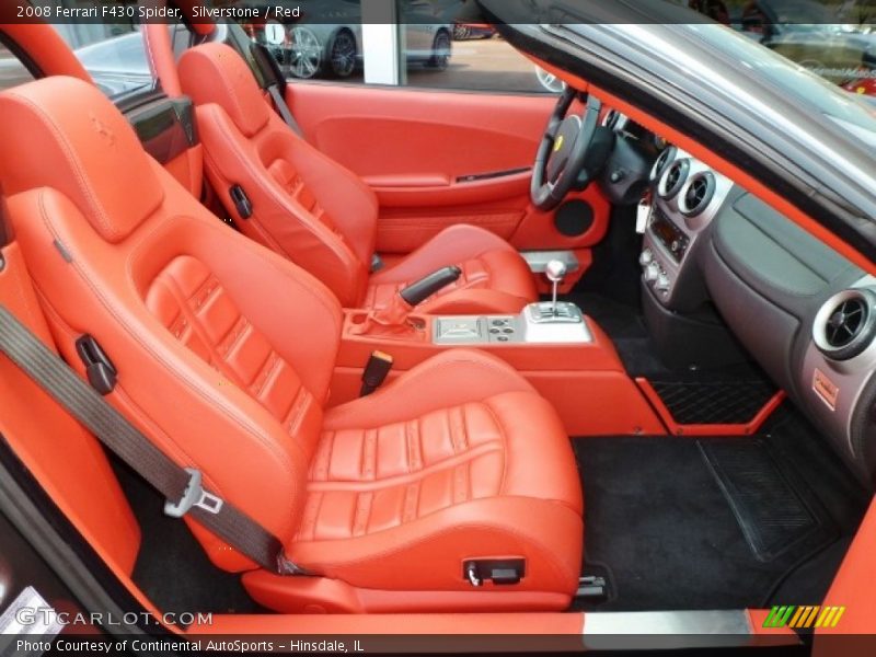 Front Seat of 2008 F430 Spider