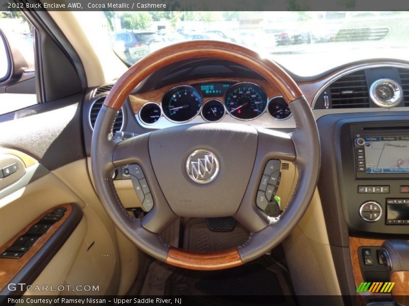 Cocoa Metallic / Cashmere 2012 Buick Enclave AWD