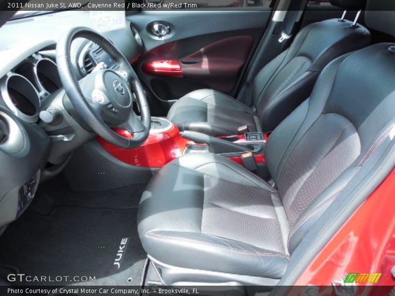 Cayenne Red / Black/Red w/Red Trim 2011 Nissan Juke SL AWD