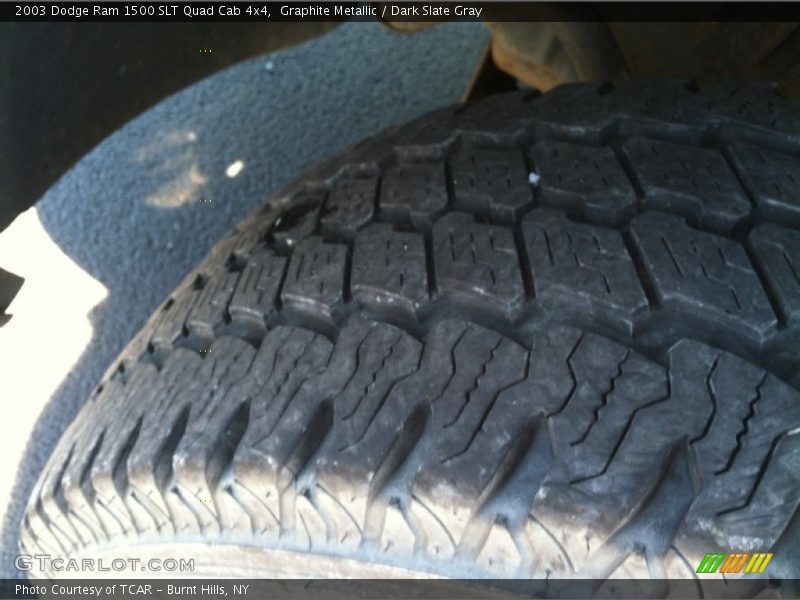 Graphite Metallic / Dark Slate Gray 2003 Dodge Ram 1500 SLT Quad Cab 4x4