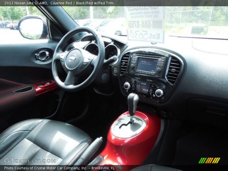 Cayenne Red / Black/Red w/Red Trim 2011 Nissan Juke SL AWD