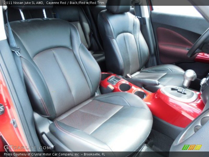 Cayenne Red / Black/Red w/Red Trim 2011 Nissan Juke SL AWD