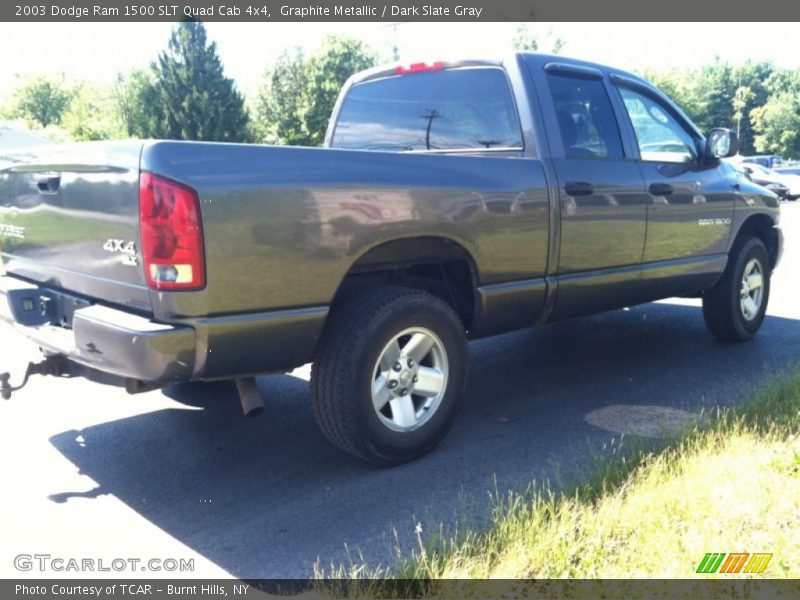 Graphite Metallic / Dark Slate Gray 2003 Dodge Ram 1500 SLT Quad Cab 4x4