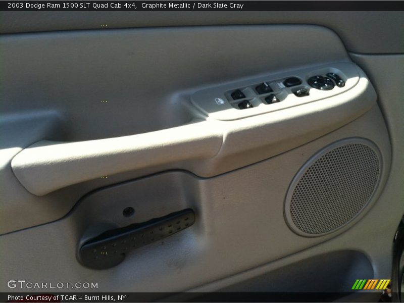 Graphite Metallic / Dark Slate Gray 2003 Dodge Ram 1500 SLT Quad Cab 4x4
