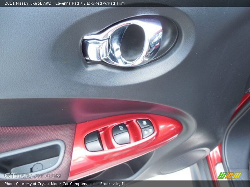 Cayenne Red / Black/Red w/Red Trim 2011 Nissan Juke SL AWD