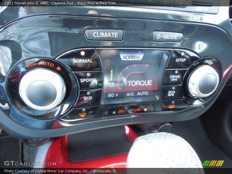 Cayenne Red / Black/Red w/Red Trim 2011 Nissan Juke SL AWD