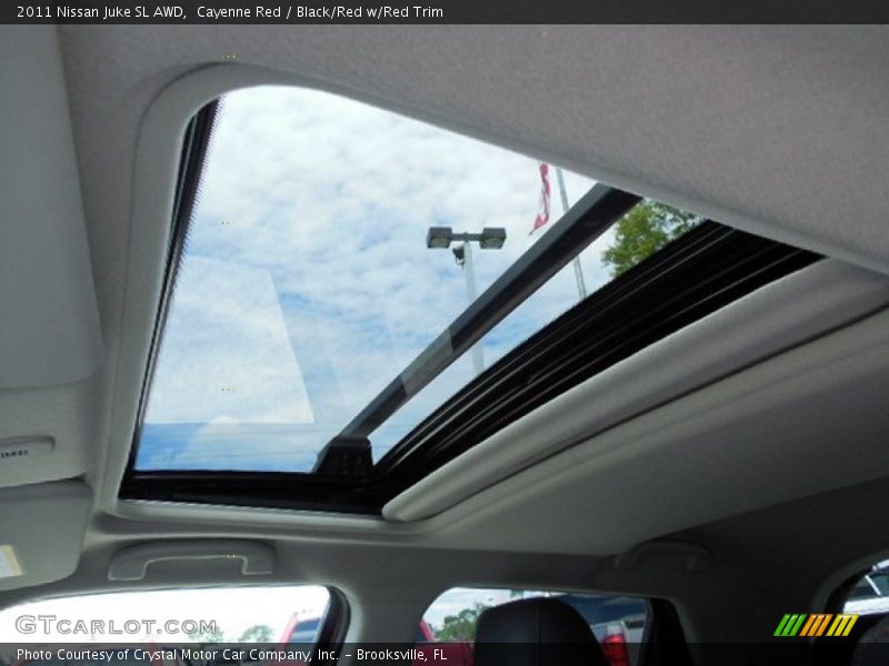 Cayenne Red / Black/Red w/Red Trim 2011 Nissan Juke SL AWD