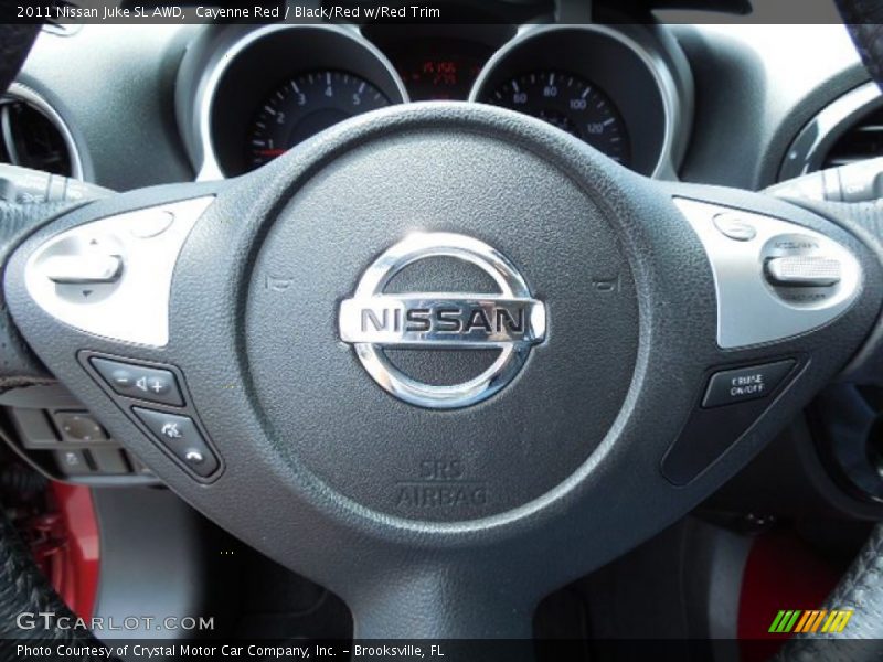 Cayenne Red / Black/Red w/Red Trim 2011 Nissan Juke SL AWD