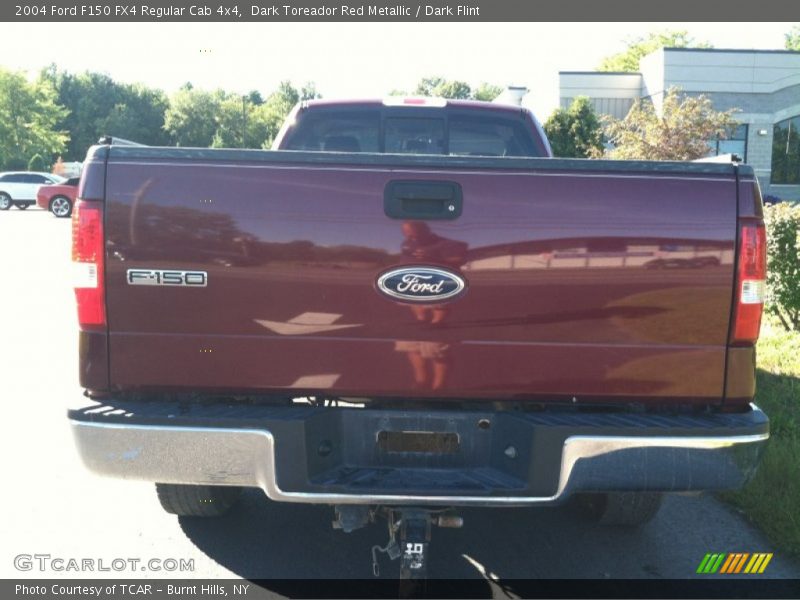 Dark Toreador Red Metallic / Dark Flint 2004 Ford F150 FX4 Regular Cab 4x4