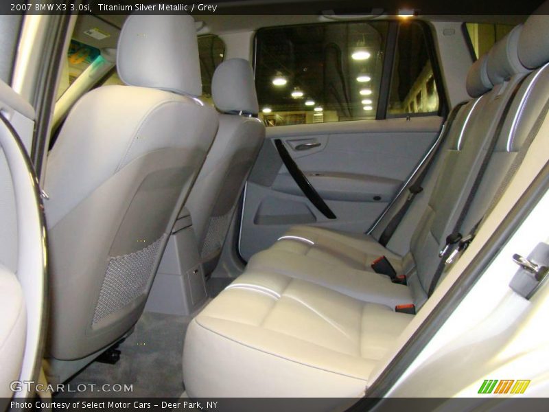 Titanium Silver Metallic / Grey 2007 BMW X3 3.0si